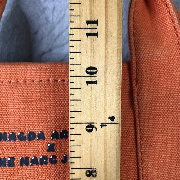 The Marc Jacobs Tote Bag Womens Orange Canvas Magda Archer Stay Fresh Crossbody - Picture 7 of 16
